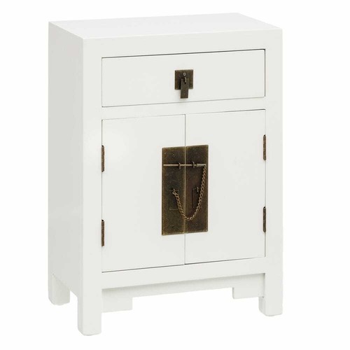 Comodino orientale shabby - comodino,