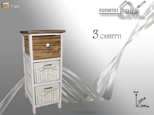 Comodino mobiletto cassetti - mobiletto,