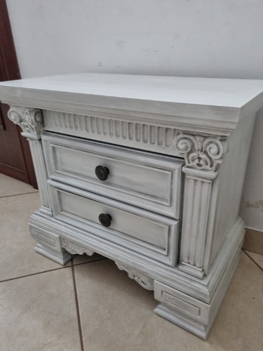 Comodino stile country - comodino,
