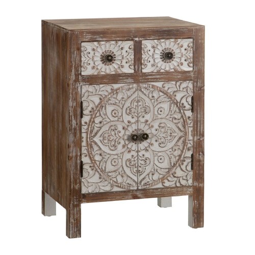 Comodino provenzale shabby - comodino,