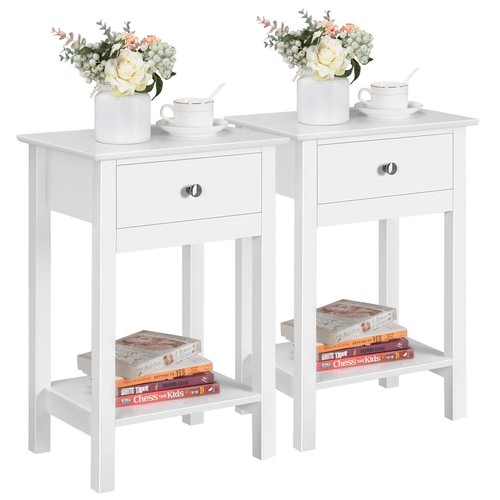 Set comodini bianchi - set,